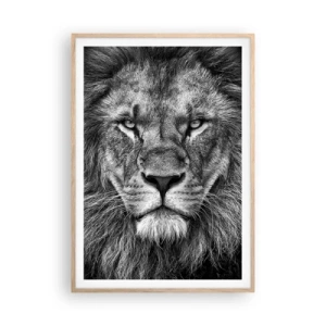 Affiche dans un chêne clair - Poster - En vêtement de sacre - 70x100 cm