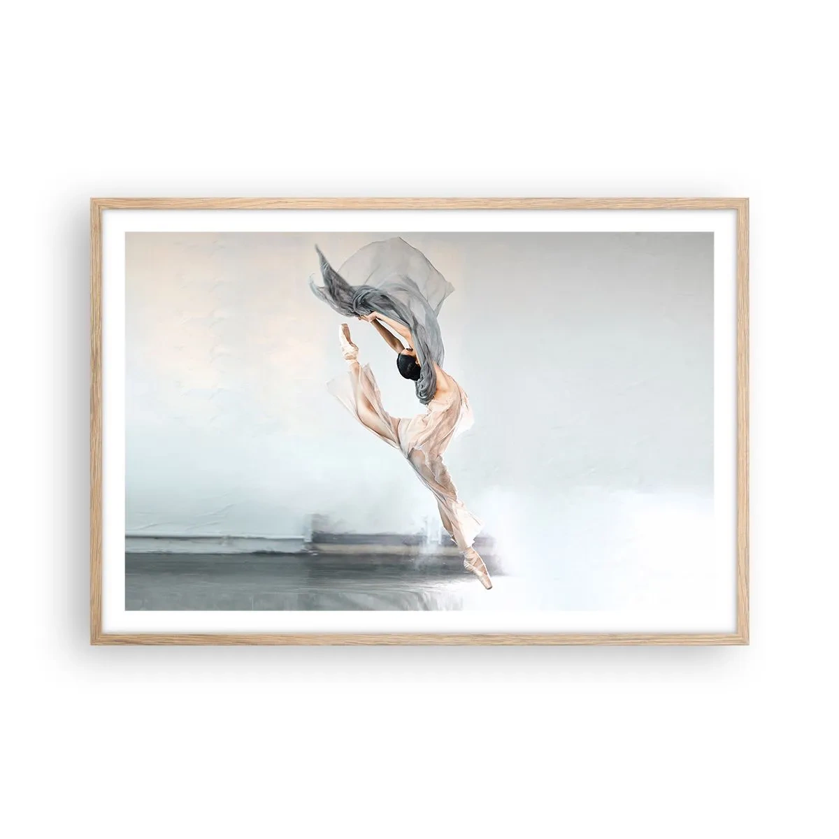 Affiche dans un chêne clair - Poster - Dans le ravissement de la danse - 91x61 cm