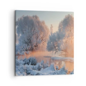 Impression sur toile - Image sur toile - Tout dans le soleil brille en cristal - 70x70 cm