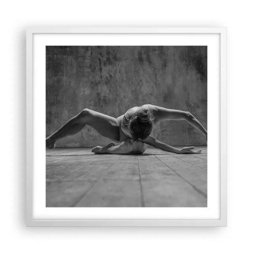 Affiche dans un cadre blanc - Poster - Symétrie trouvée - 50x50 cm