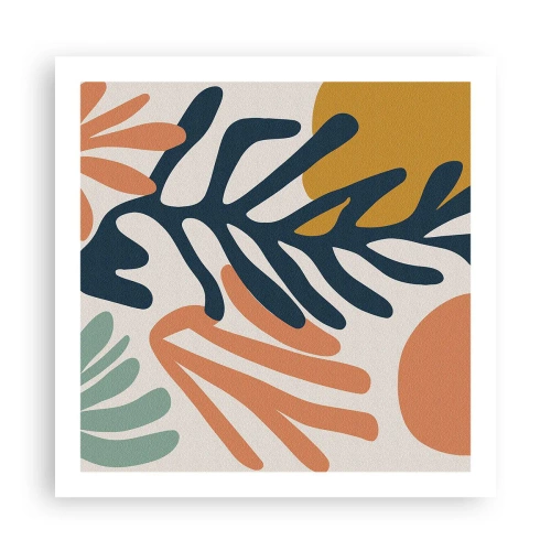 Affiche - Poster - Mers de corail - 60x60 cm