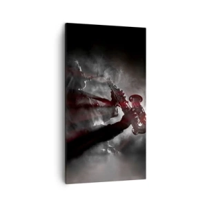 Impression sur toile - Image sur toile - Dans les brumes du jazz - 45x80 cm