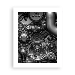 Affiche - Poster - Poésie mécanique - 40x50 cm