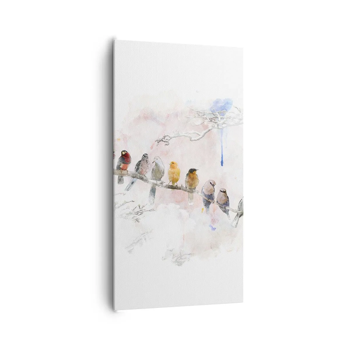 Impression sur toile - Image sur toile - Rencontre ailée - 65x120 cm