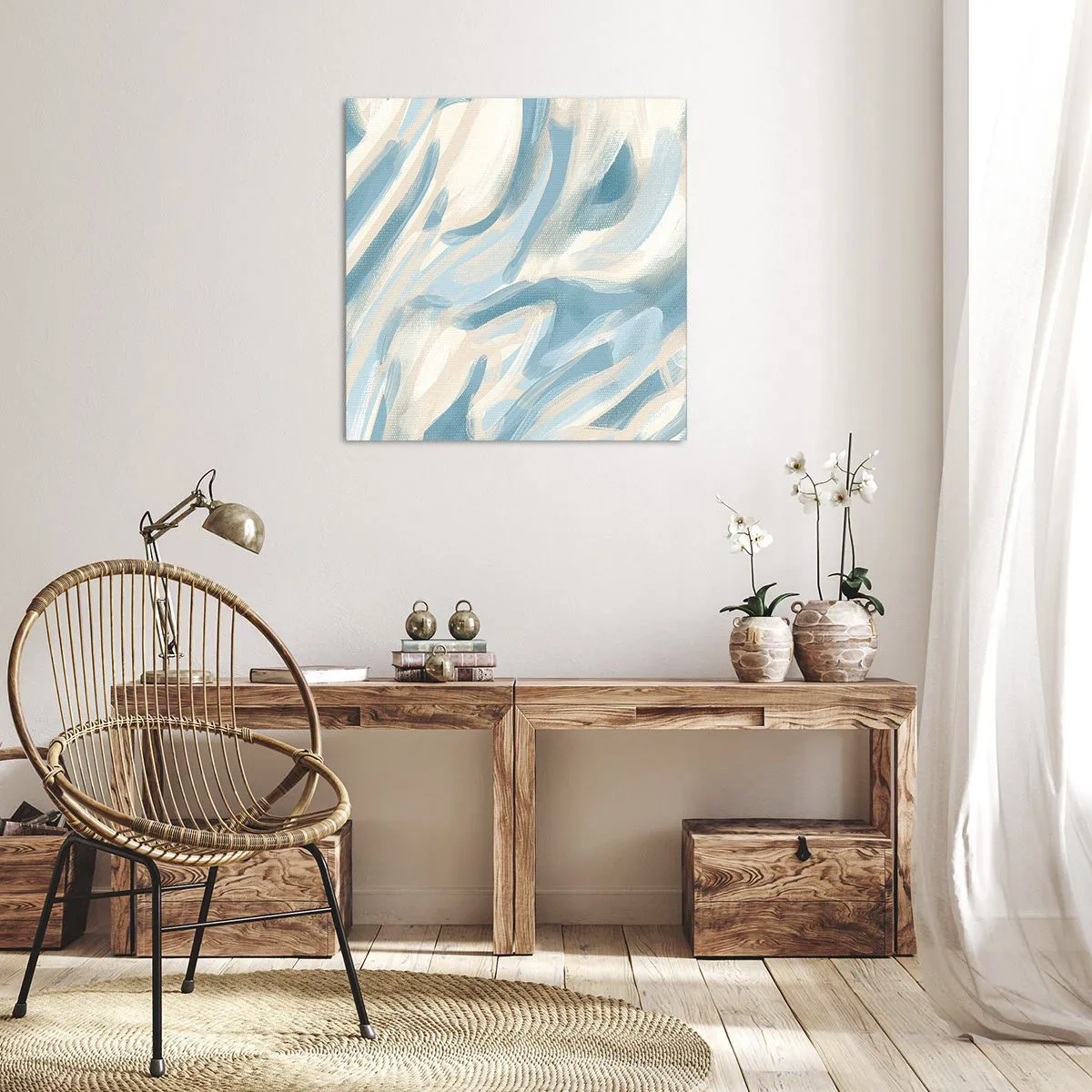 Impression sur toile - Image sur toile - Brise printanière - 30x30 cm