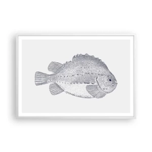 Affiche dans un cadre blanc - Poster - Pour l'album du naturaliste - 100x70 cm