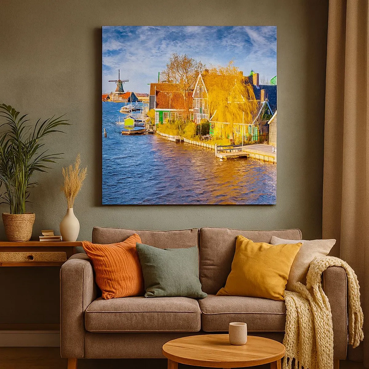 Impression sur toile - Image sur toile - C'est pareil depuis des lustres - 30x30 cm