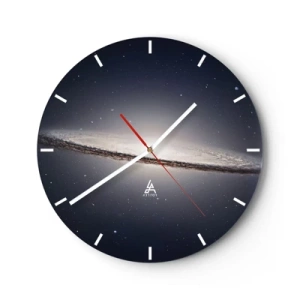 Horloge murale - Pendule murale - Il y a bien longtemps, dans une galaxie très lointaine… - 40x40 cm