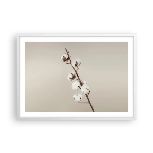 Affiche dans un cadre blanc - Poster - A la source de la douceur - 70x50 cm