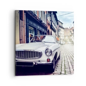 Impression sur toile - Image sur toile - Le passé est aujourd'hui - 70x70 cm