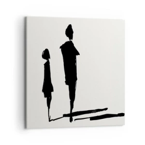 Impression sur toile - Image sur toile - Êtes-vous sûr qu'ils sont ensemble ? - 60x60 cm