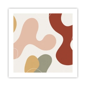 Affiche - Poster - Entrelac - 50x50 cm