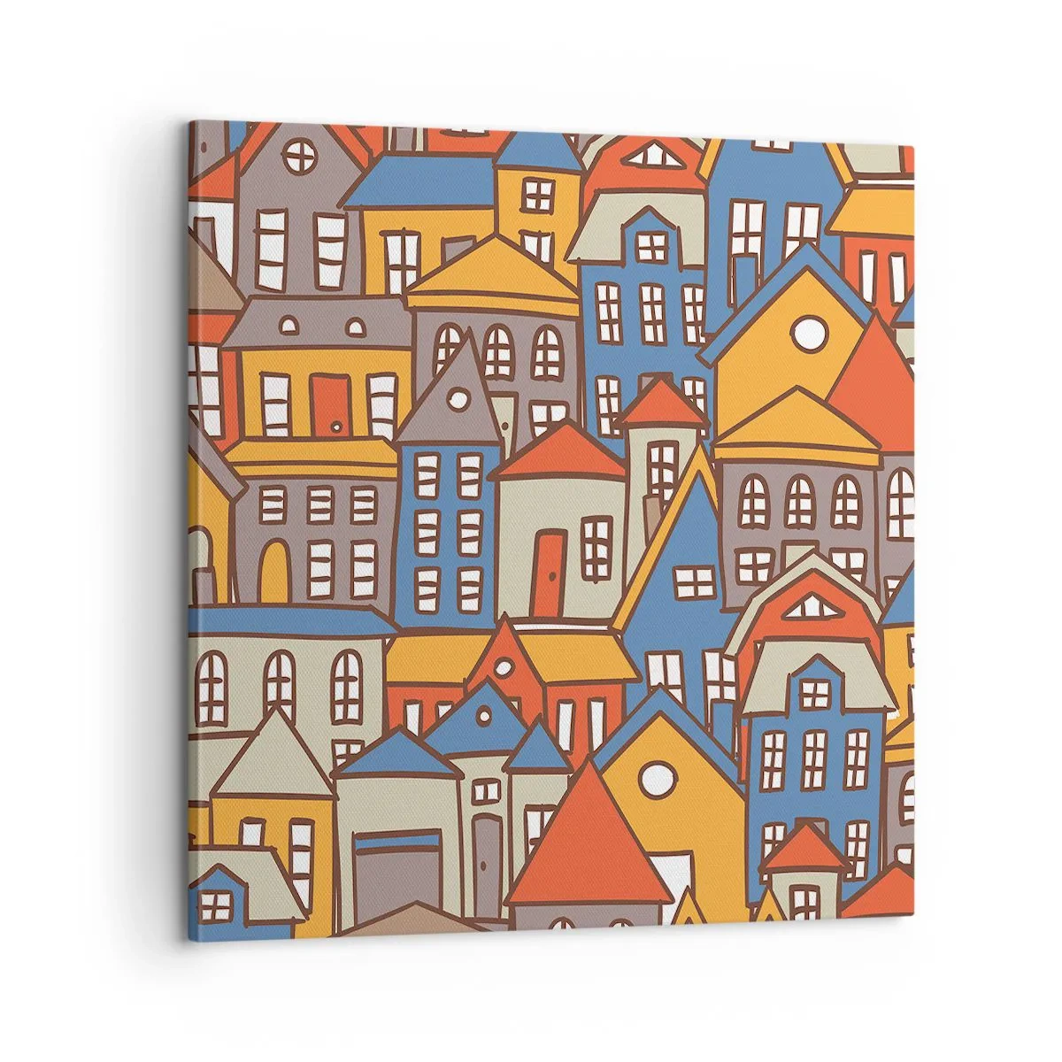 Impression sur toile - Image sur toile - Derrière la maison, une maison - 60x60 cm