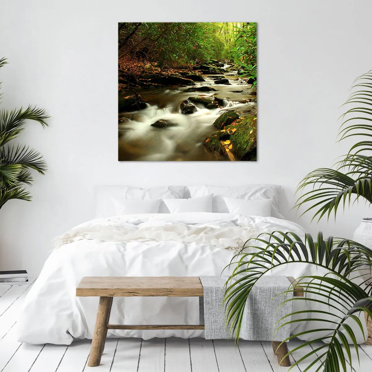 Impression sur toile - Image sur toile - Comme de l'argent liquide - 40x40 cm