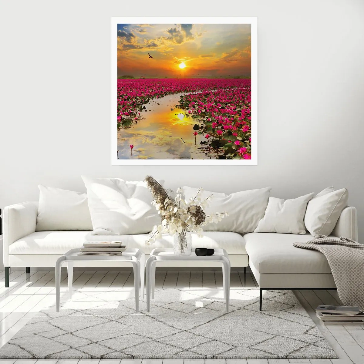 Affiche - Poster - La vie secrète du lac - 40x40 cm