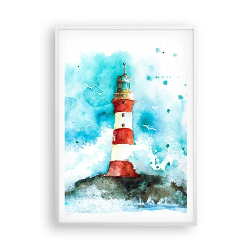 Affiche dans un cadre blanc - Poster - Unité des éléments - 70x100 cm