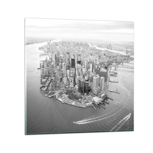 Impression sur verre - Image sur verre - Comment ne pas aimer ? - 70x70 cm