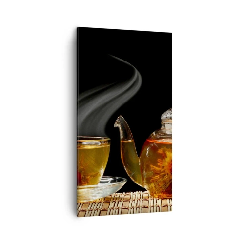 Impression sur toile - Image sur toile - La magie et l'art de l'infusion du thé - 45x80 cm