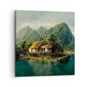 Impression sur toile - Image sur toile - Paradis tropical - 70x70 cm