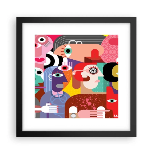 Affiche dans un cadre noir - Poster - Nous par M. Picasso - 30x30 cm