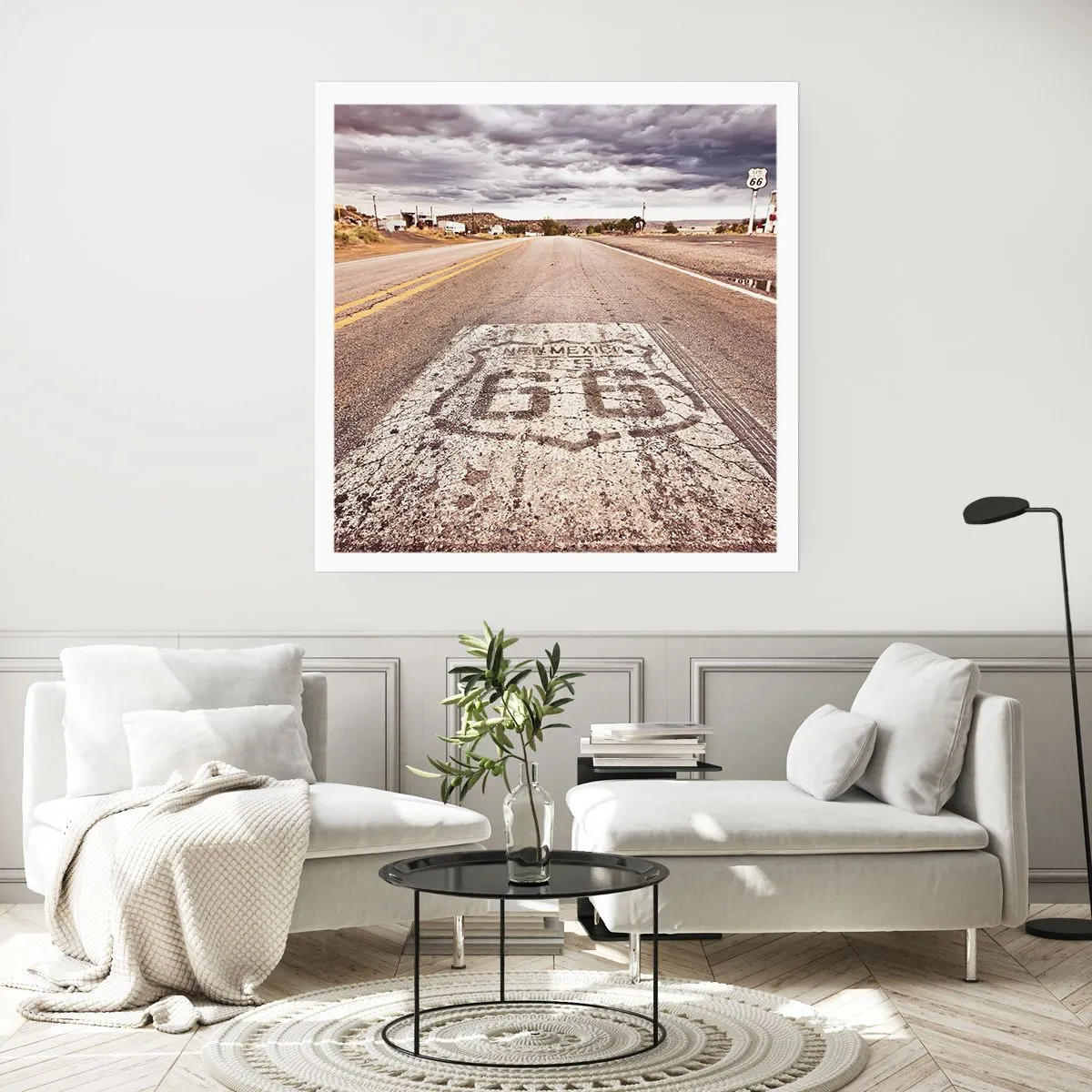 Affiche - Poster - Mother Road - une légende américaine - 30x30 cm