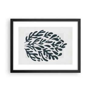 Affiche dans un cadre noir - Poster - Formes de la nature - 40x30 cm