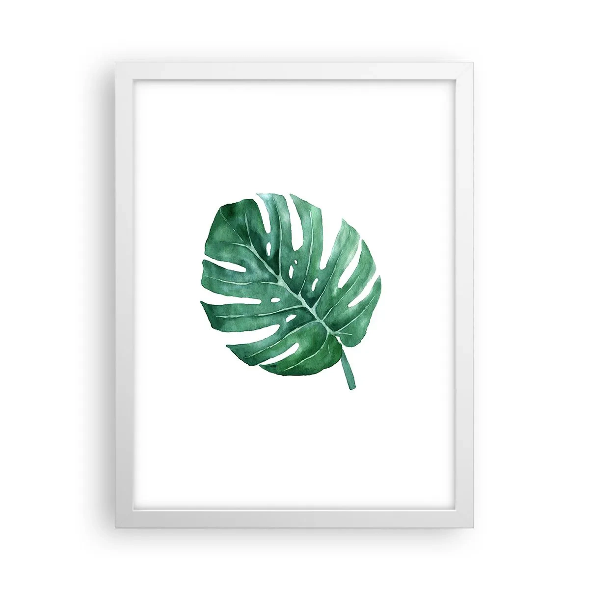 Affiche dans un cadre blanc - Poster - Concept vert - 30x40 cm