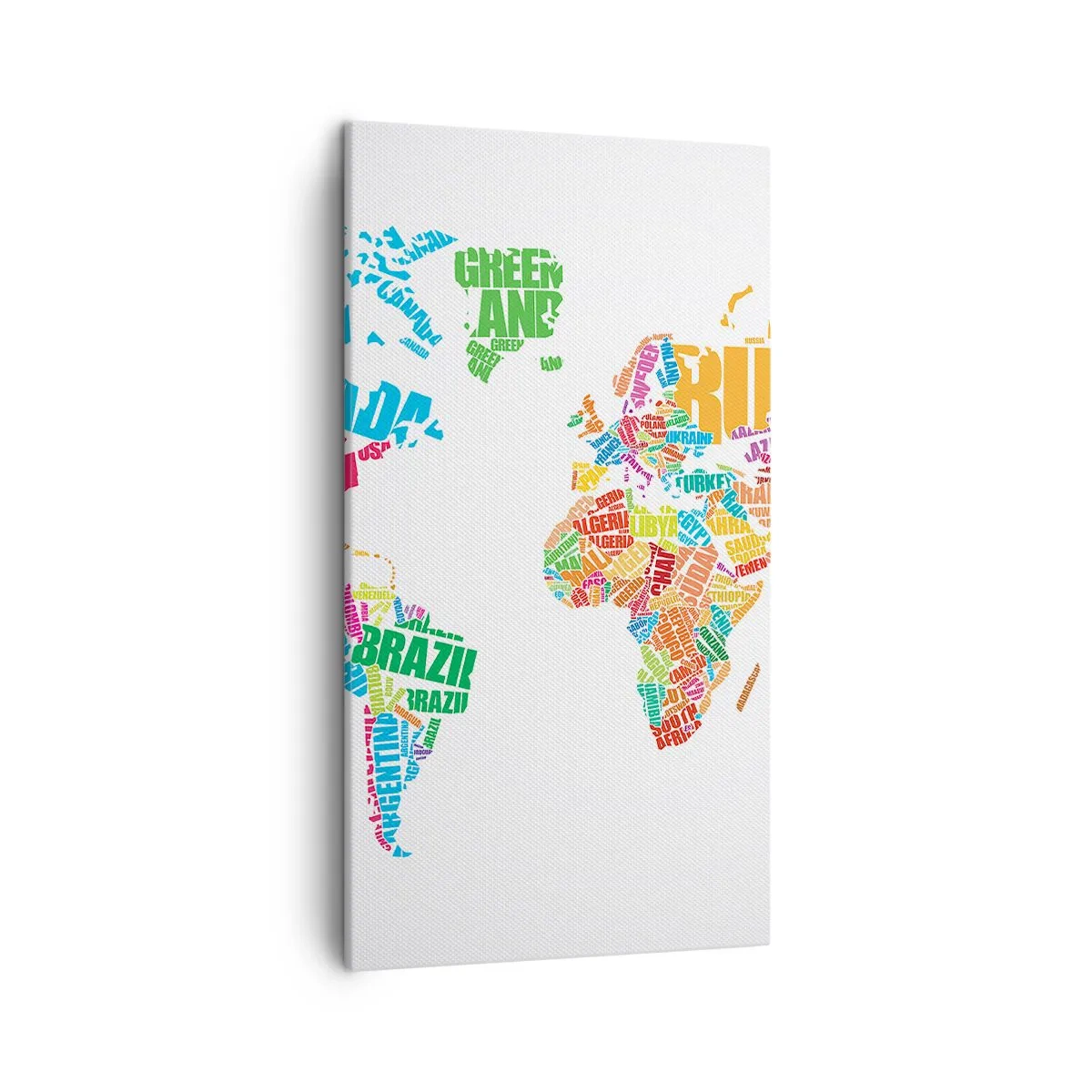 Impression sur toile - Image sur toile - je veux tous les rencontrer - 45x80 cm