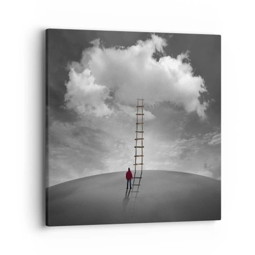 Impression sur toile - Image sur toile - Tout est possible - 40x40 cm