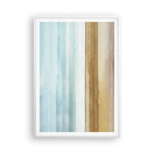 Affiche dans un cadre blanc - Poster - Réconfort - 70x100 cm