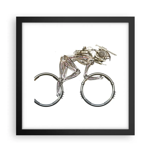 Affiche dans un cadre noir - Poster - Machine exceptionnelle - 30x30 cm