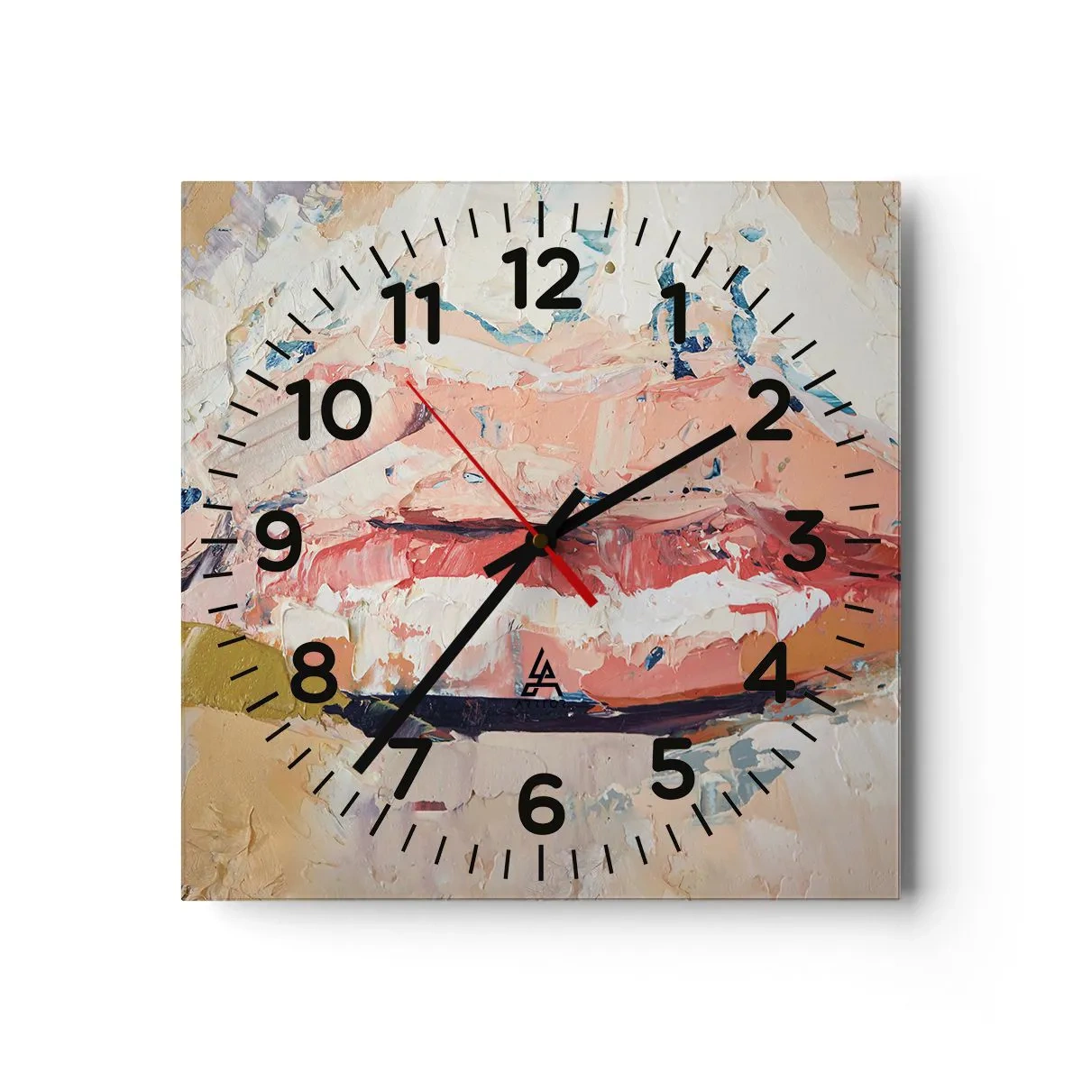 Horloge murale - Pendule murale - Éveil la pensée - 40x40 cm