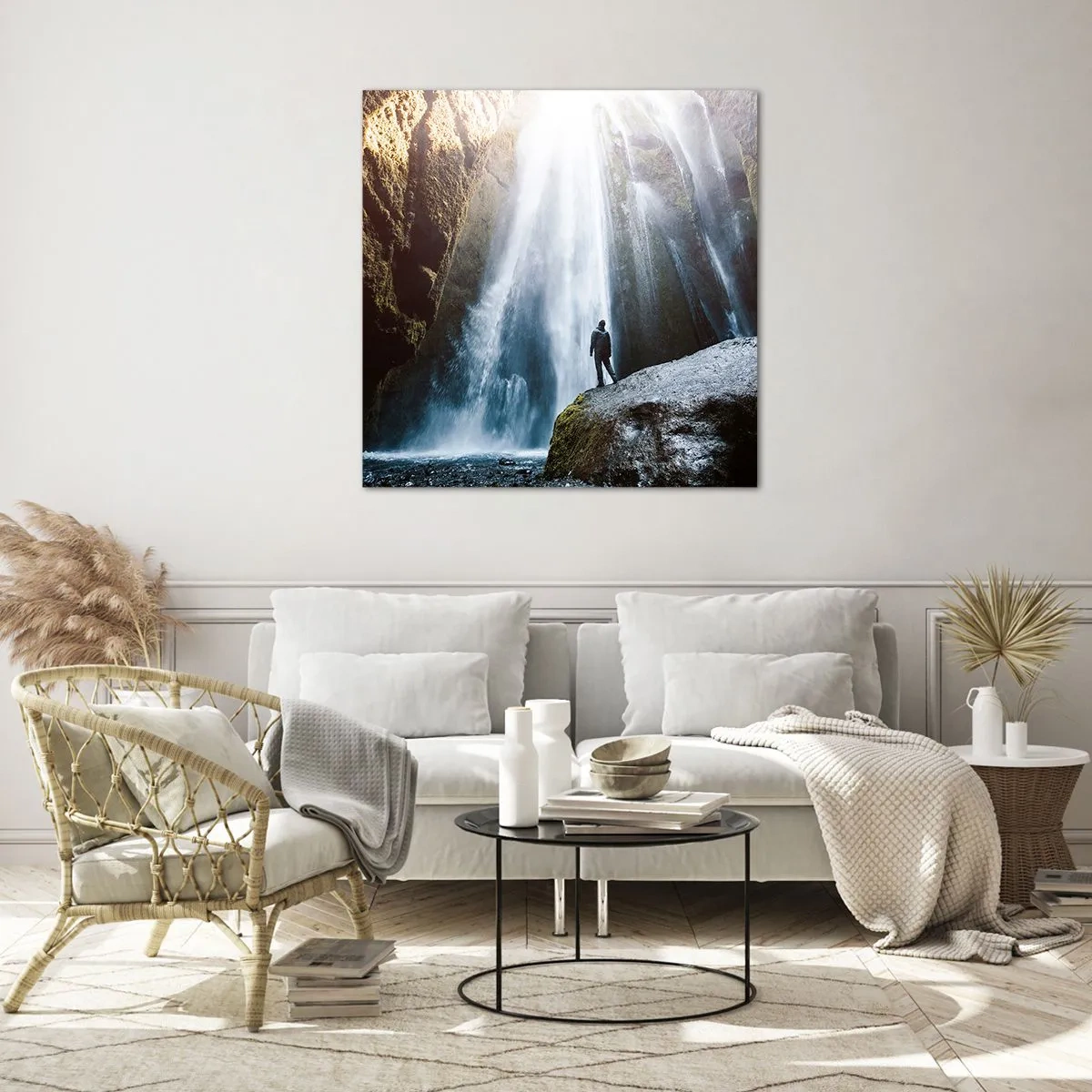 Impression sur verre - Image sur verre - Restauration des proportions - 50x50 cm