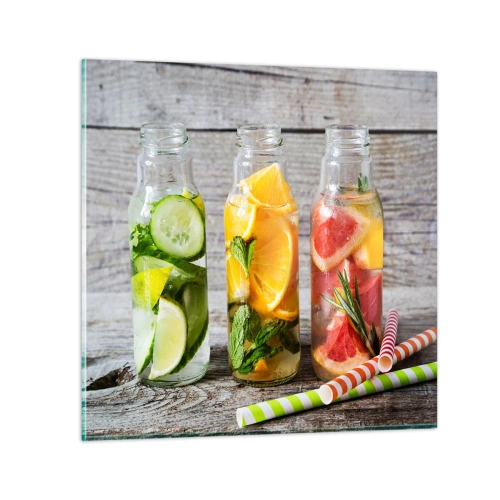 Impression sur verre - Image sur verre - Sain par nature - 60x60 cm