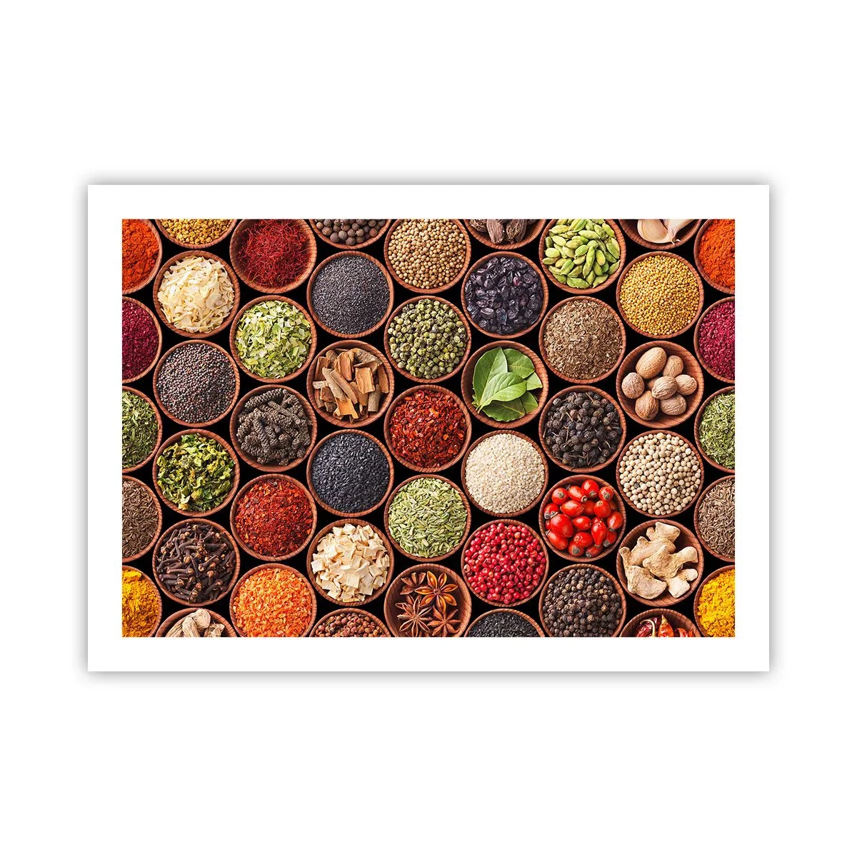 Affiche - Poster - Toutes les saveurs du monde - 70x50 cm