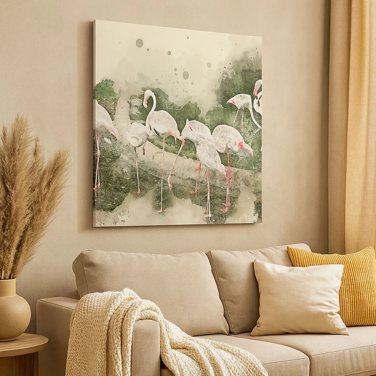 Impression sur toile - Image sur toile - Rêve exotique - 30x30 cm