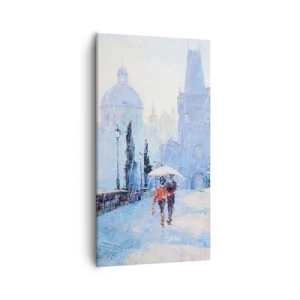 Impression sur toile - Image sur toile - La pluie a dû nous charmer - 55x100 cm