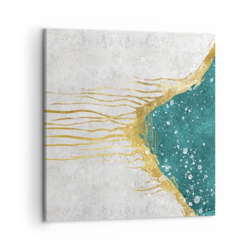 Impression sur toile - Image sur toile - Marée dorée - 50x50 cm
