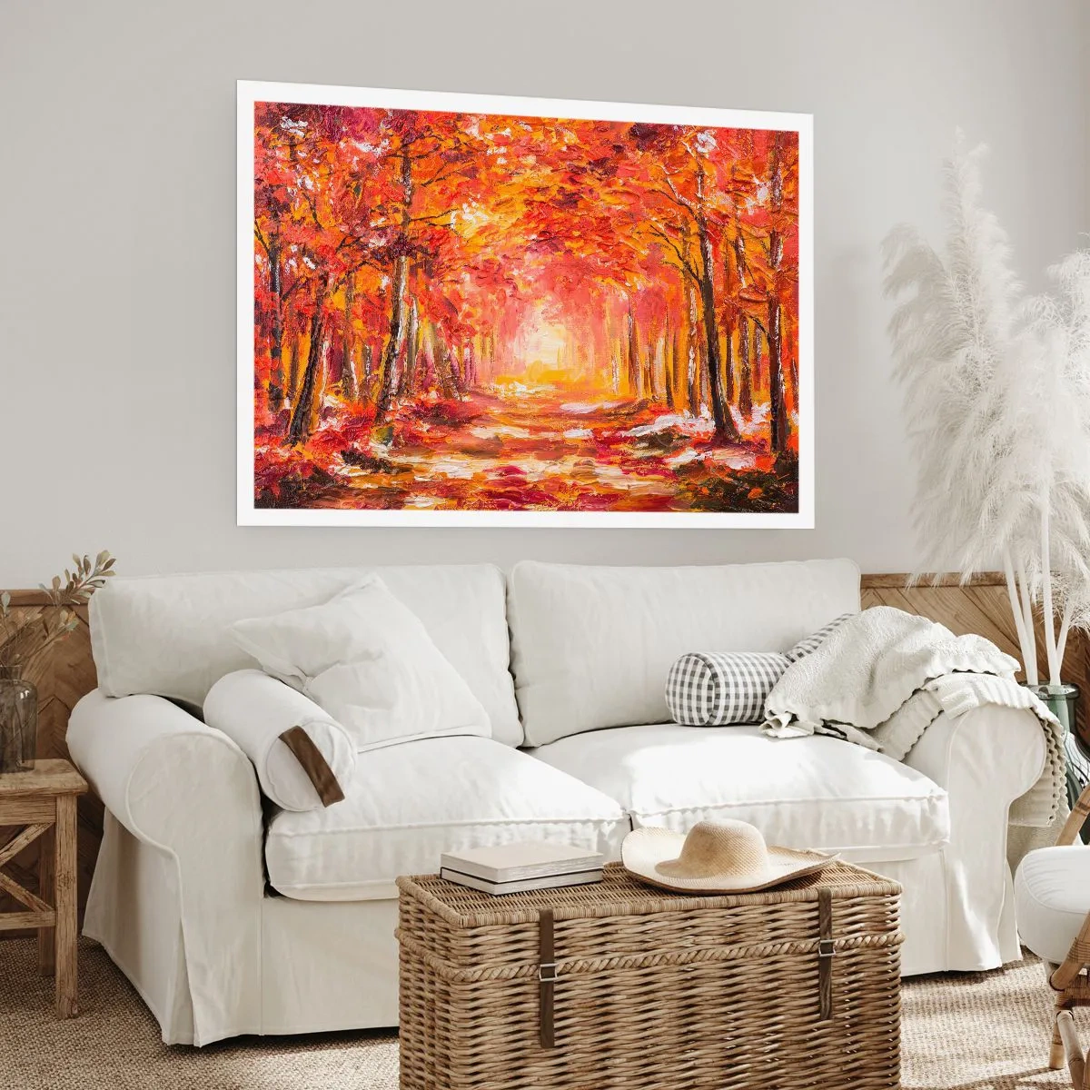 Affiche - Poster - Forêt de cuivre - 40x30 cm
