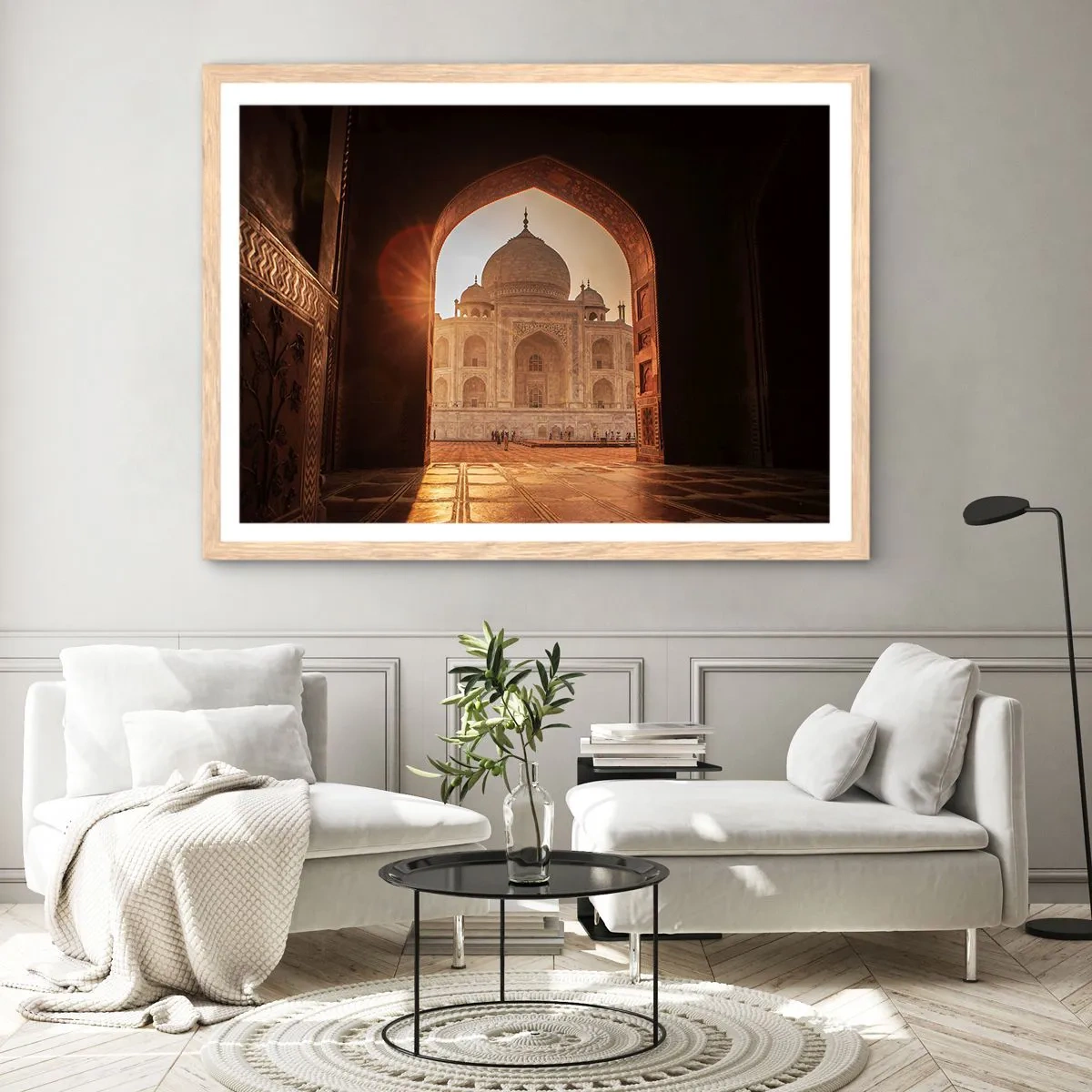 Affiche dans un chêne clair - Poster - Un monument à l'amour surnaturel - 70x50 cm
