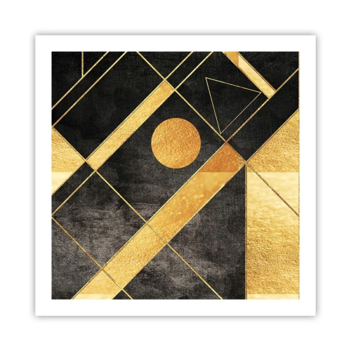 Affiche - Poster - Soleil du désert - 60x60 cm