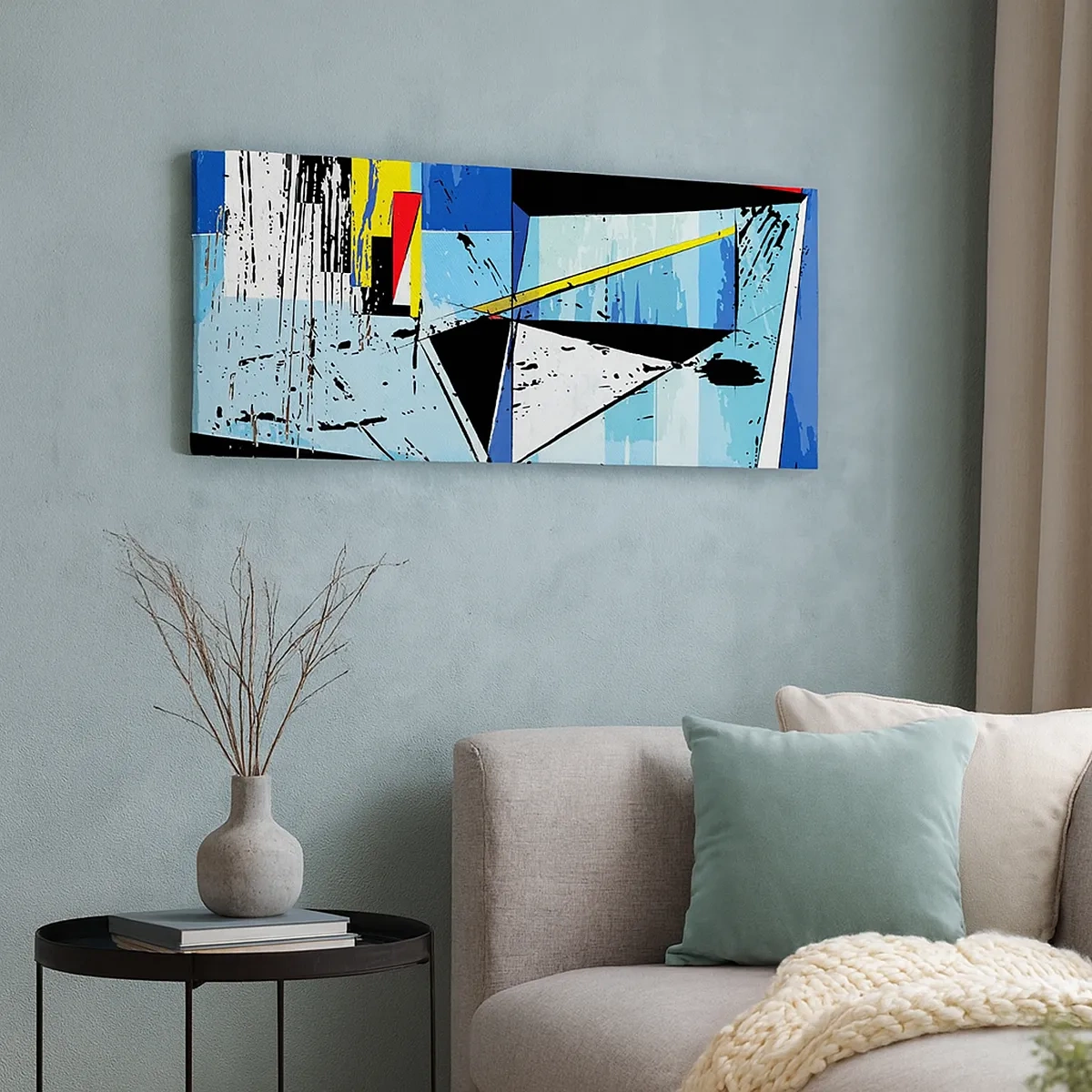Impression sur toile - Image sur toile - Regardez le monde sous un certain angle… - 30x30 cm