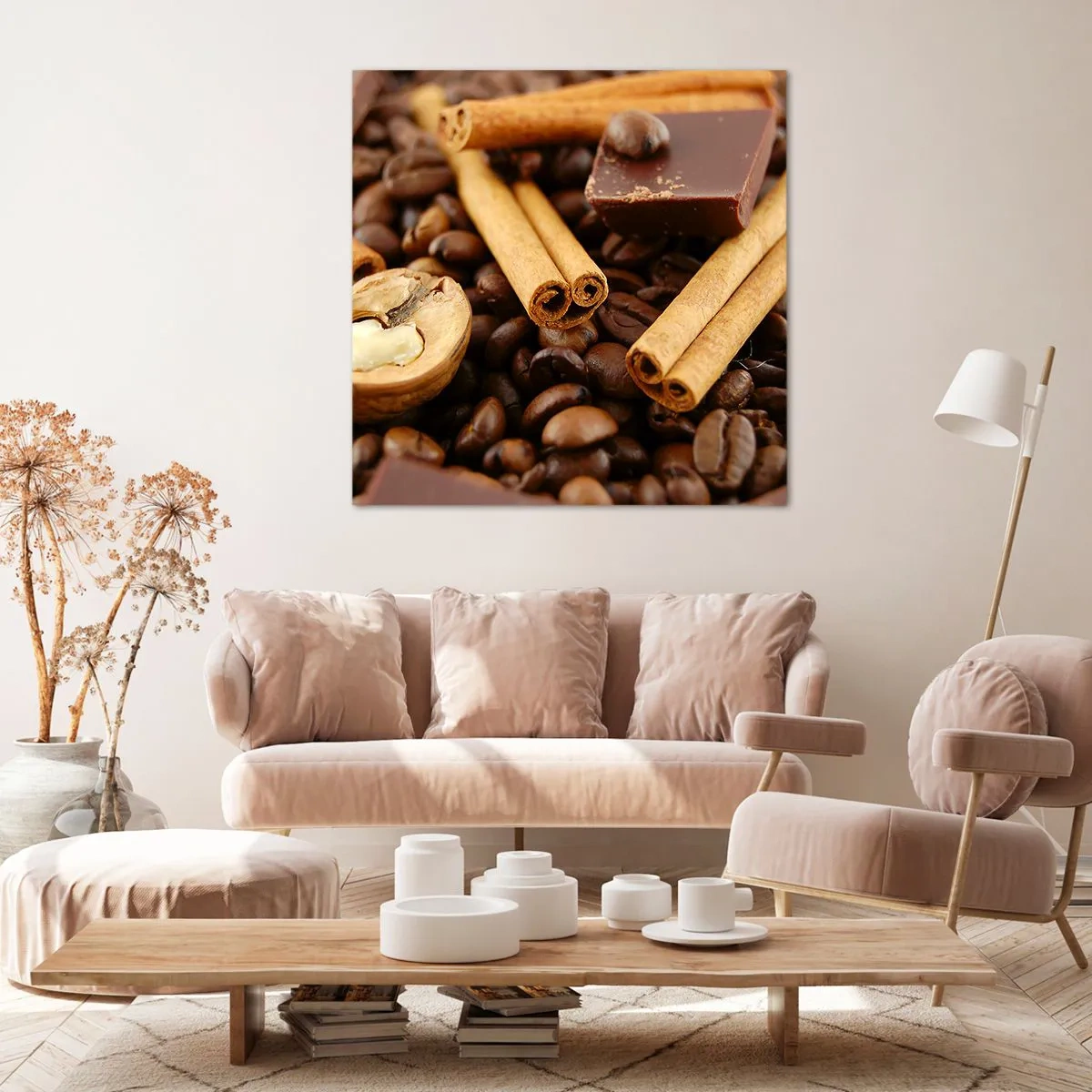 Impression sur toile - Image sur toile - Concert d'aromates - 30x30 cm