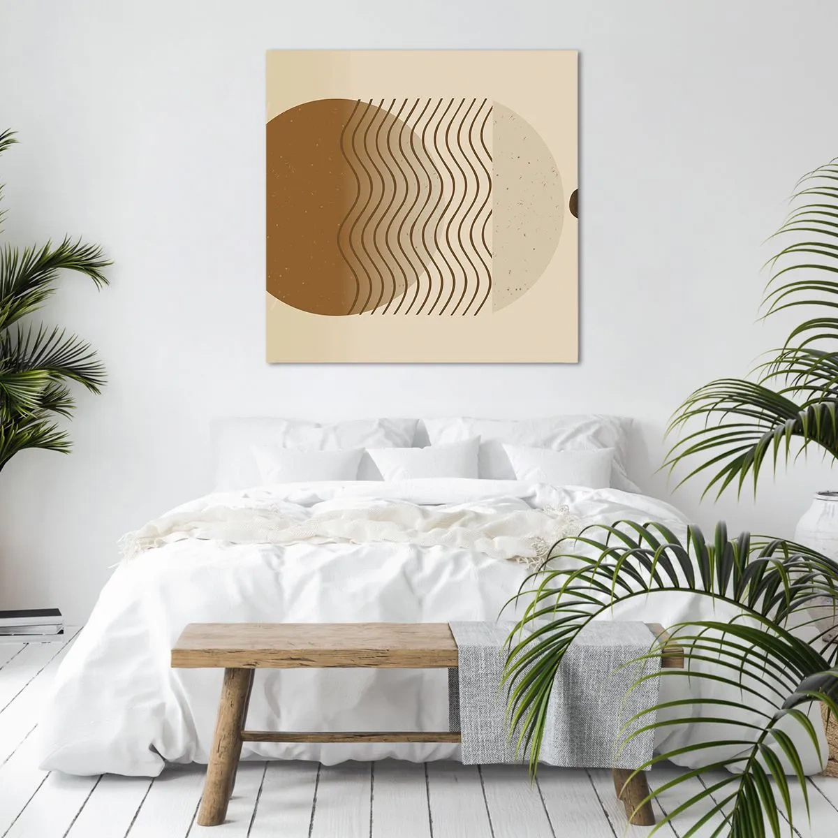 Impression sur toile - Image sur toile - Sur l'origine des figures géométriques - 70x70 cm