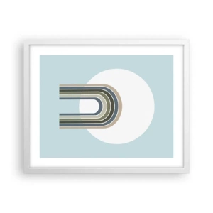 Affiche dans un cadre blanc - Poster - Attraction irrésistible - 50x40 cm