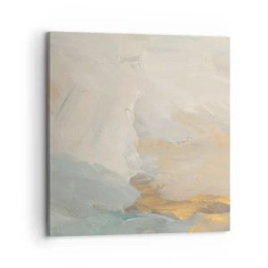 Impression sur toile - Image sur toile - Abstraction – le pays de la douceur - 70x70 cm