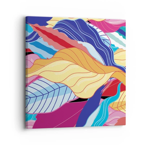 Impression sur toile - Image sur toile - Un désordre coloré - 30x30 cm