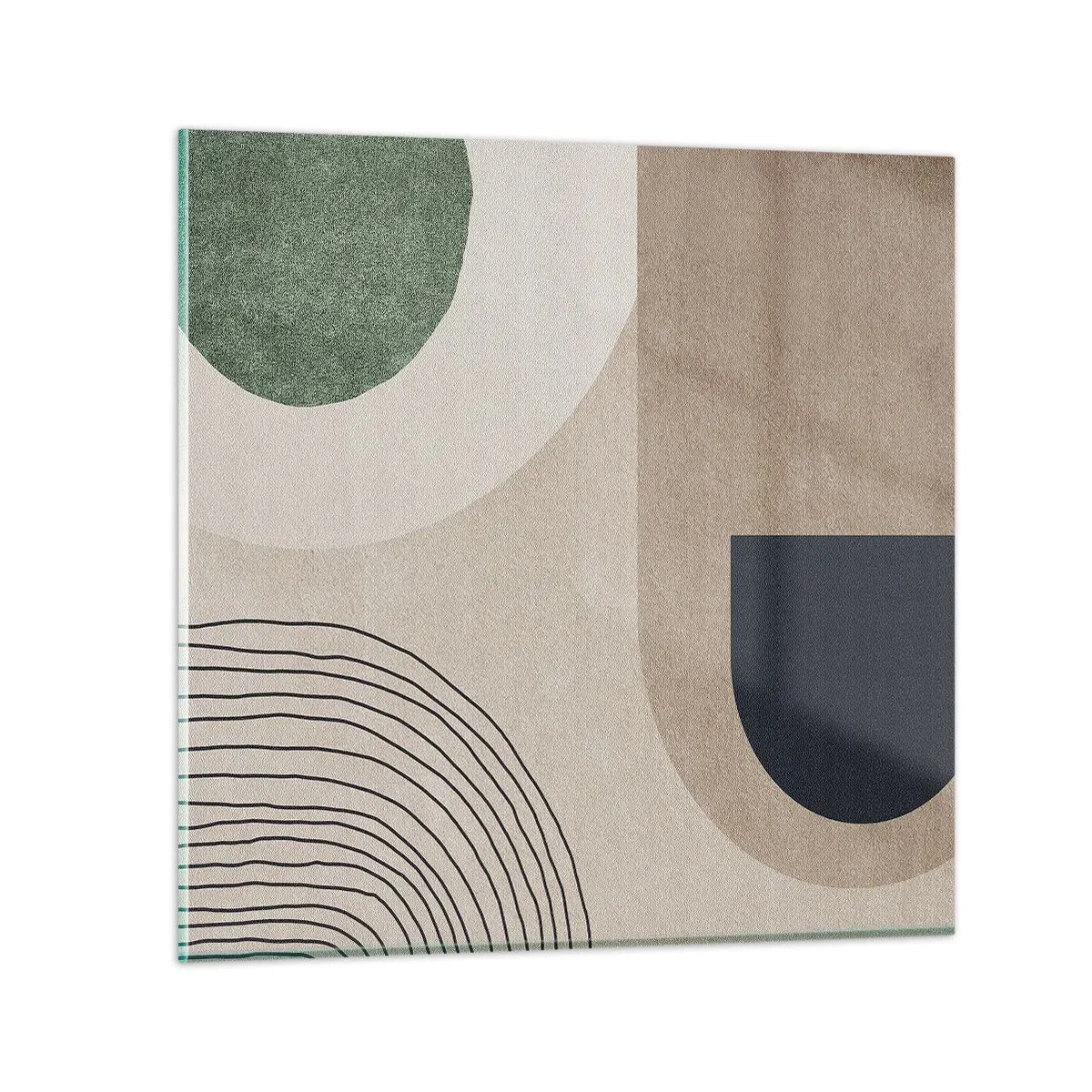 Impression sur verre - Image sur verre - La douceur de l'ovale - 70x70 cm