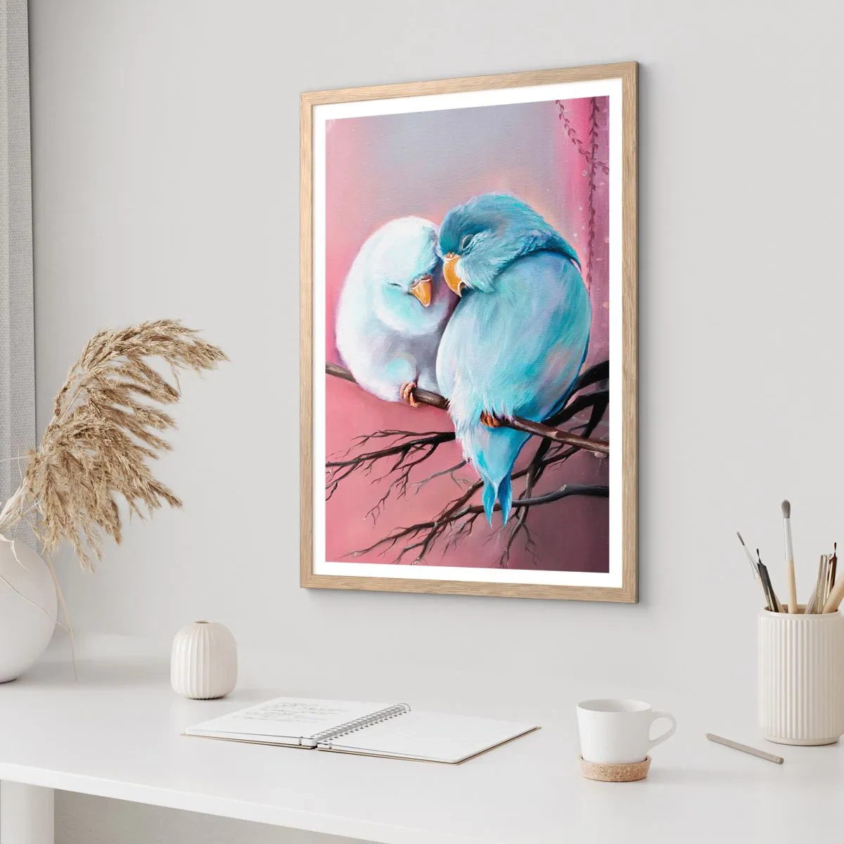 Affiche dans un chêne clair - Poster - Que dire de plus?... - 50x70 cm