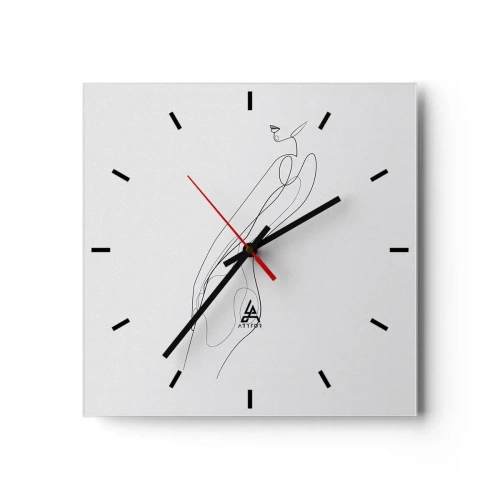 Horloge murale - Pendule murale - Juste une promesse - 40x40 cm